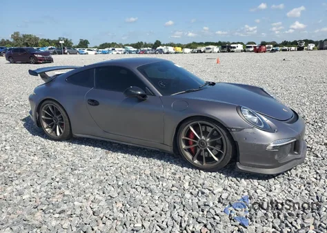 2014 Porsche 911 Gt3 z USA, uszkodzony, nr VIN WP0AC2A92ES183627